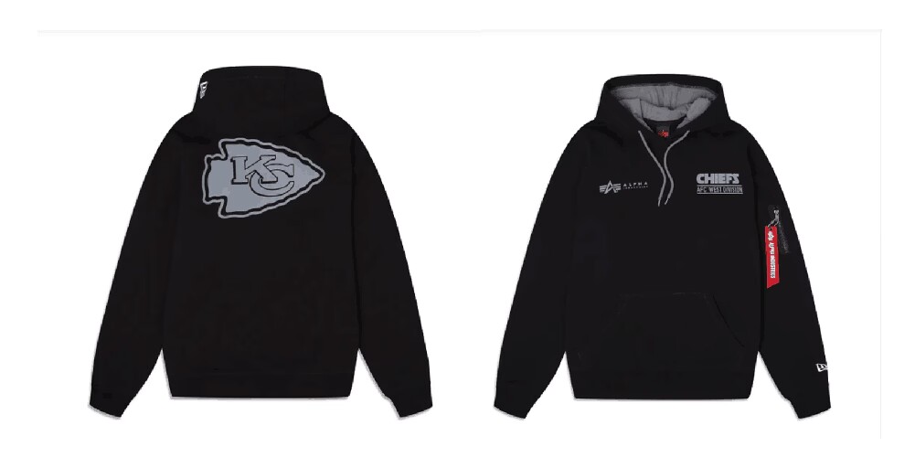 Men Kansas City Chiefs 2024 Nike NFL black hoodie->nfl t-shirts->Sports Accessory